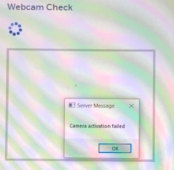 Spinning Wheel During Webcam Check Respondus Support