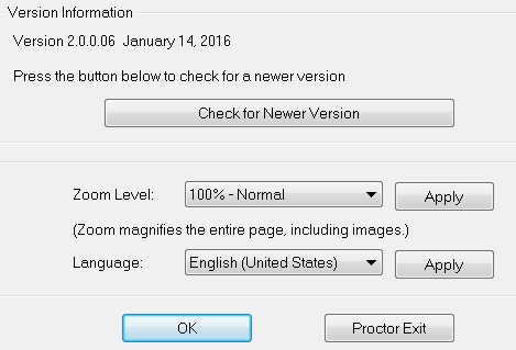Zoom Level Window