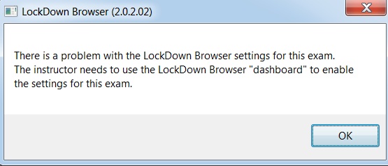 There is a problem error
